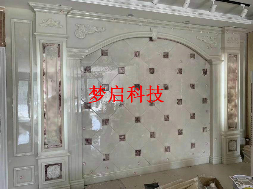 仿玉背景墻、羅馬柱系列
