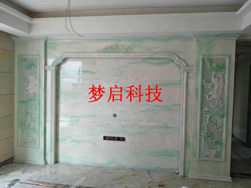 仿玉背景墻、羅馬柱系列