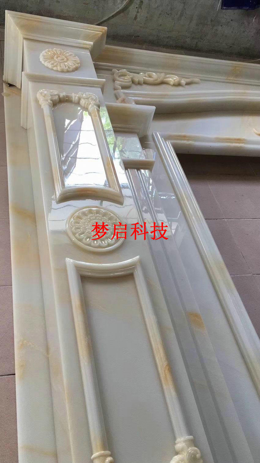 仿玉背景墻、羅馬柱系列