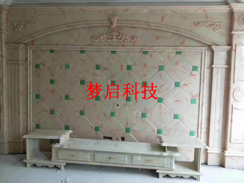 仿玉背景墻、羅馬柱系列