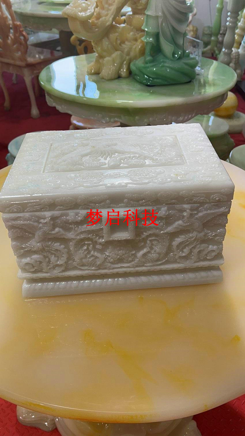 仿玉棺材、壽材、骨灰盒系列