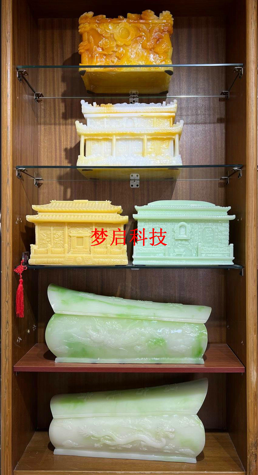 仿玉棺材、壽材、骨灰盒系列